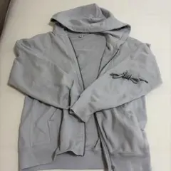 ユニクロ　ジップパーカー　グレー Mサイズ メンズ UNIQLO 綿