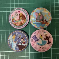 ディズニー刺繍缶バッジ 4個セット