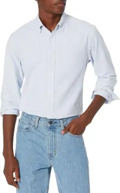 Amazon Essentials オックスフォードシャツ 長袖　sサイズ