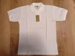 【新品未使用】日本製半袖ポロシャツ　ホワイト　サイズL