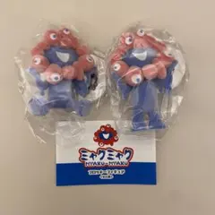 EXPO2025 ミャクミャク　フロッキーフィギュア お座り＆立ちポーズ