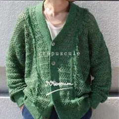タグ付美品 crepuscule x rroomm シルクブランド カーディガンのサムネイル