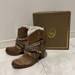【美品】ASH ashitaria ブラウン　ブーツ　36