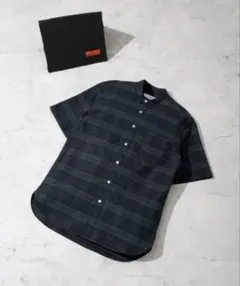 アーバンリサーチロッソ ハイパフォーマンスオックス半袖シャツ グリーン　L 袋付