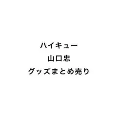 ハイキュー 山口忠 グッズまとめ売り