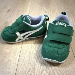 acics スクスク　アイダホ　グリーン　13cm baby