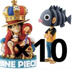 ONE PIECE BASE SHOP ワーコレ 2種セット フィギュア　×10