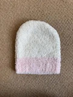 KASHWERE カシウェア ベビー フリース 帽子 ホワイト ピンク