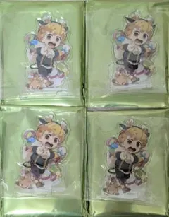 鬼滅の刃 クリスマス 2025 アクリルスタンド　我妻善逸　4個セット