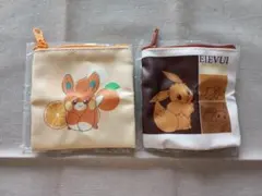 ポケットモンスタートートバッグ＆ポーチコレクション　2点セット　パモ　イーブイ