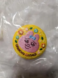 【新品】おぱんちゅうさぎ カンバッジコレクション 缶バッジ 刺繍缶バッジ 花柄