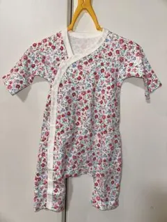花柄 ロンパース