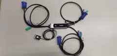 パソコン切り替え機　KVM CHANGER SW-KVM2WVP