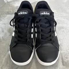 adidas キッズ スニーカー ブラック 21cm