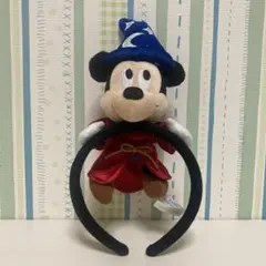 ミッキーマウス　ファンタジア ぬいぐるみ付　魔法使いカチューシャ