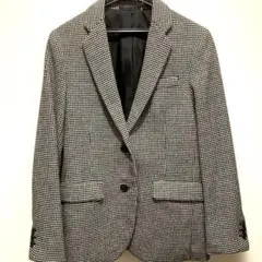 ユニクロ　レディースジャケット 白黒チェック