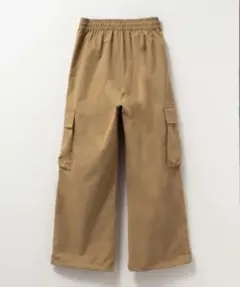 SHEIN シーイン カーゴパンツ ベージュ ゴムウエスト S ワイドパンツ