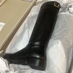 ロングブーツ ブラック Sサイズ