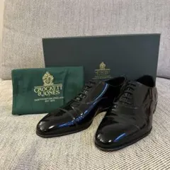 【限定値下げ】クロケット＆ジョーンズ Cheam 8E エナメルシューズ　結婚式 限定値下げ】クロケット＆ジョーンズ Cheam 8E エナメルシューズ 結婚