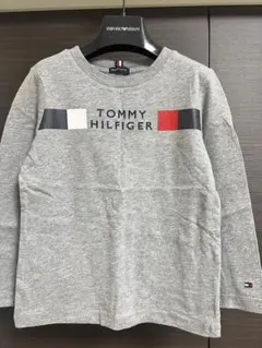 最終お値下げTOMMY HILFIGER 長袖Tシャツ 104サイズ グレー