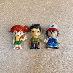 ポケモンキッズ 初期 サトシ タケシ カスミ 激レア 指人形 - メルカリ