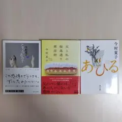 今村夏子 文庫本3冊セット こちらあみ子 父と私の桜尾通り商店街 あひる