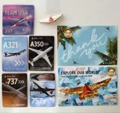 ☆ デルタ航空 飛行機カード 全シリーズ☆全９枚 ☆ デルタ航空 飛行機カード 全シリーズ☆全9枚 Amazon.co.jp