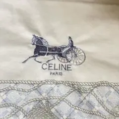 CELINE 刺繍入り　シングルシーツ