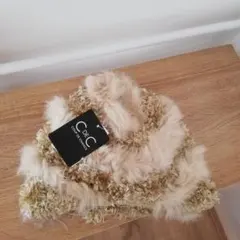 新品　ニット帽 ラビットファー クー ド シャンス C DE C