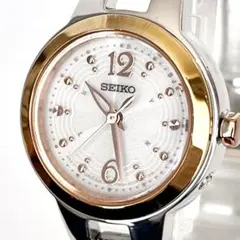 セイコー SEIKO レディース腕時計 稼働 電波ソーラー 磨き済み s2290