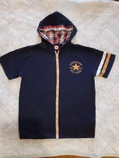 CONVERSE フード付きパーカー ネイビー