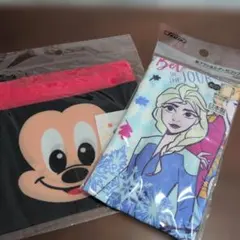 コップ袋 2枚セット ミッキー エルサ