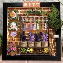 専用　230フォトフレームオブジェ　朝市　夏祭り　ミニチュア　ハンドメイド