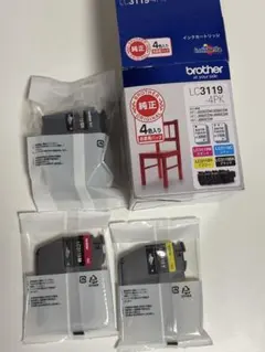 【新品未使用品】純正brother LC3119BK,M,Y三色セットのサムネイル