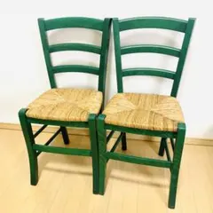 イタリア製 ラダーバックチェア ダイニングチェア アメリカン