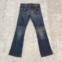 90s EDWIN BLUE TRIP flare W30 日本製 フレアデニム