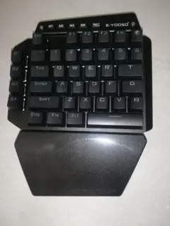 e元素 片手ゲーミングキーボード44キー 赤軸メカニカルキーボード USB有線