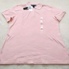 夏服値下げ半額　新品タグ付きKAREN SCOTT 半袖ポロシャツ S ピンク