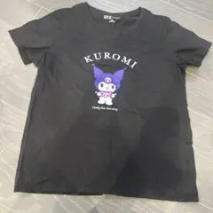 KUROMI VネックTシャツ 160サイズ ブラックのサムネイル