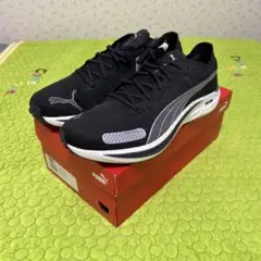 PUMA NITRO ランニングシューズ　 リベレイトニトロ2 黒　タグ箱付