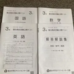 2024年　駿台模試　中3