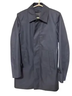 オリヒカ ネイビー ステンカラーコート SSサイズ
