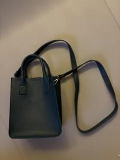 2way ZUCCa ダークグリーン ショルダーバッグ