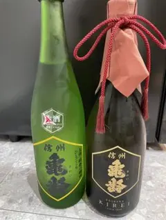 信州亀齢 プレミアムゴールド 限定 2本セット 信州亀齢「プレミアムゴールド」 - 日本酒・焼酎・ワイン