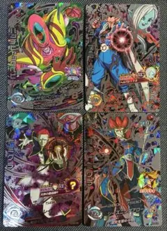 ドラゴンボールヒーローズゴッドミッション4枚セットまとめ売り