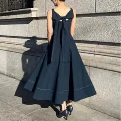 【完売品】 ジェンヌ バックリボンリラックスワンピース 新品 未使用 タグ付き