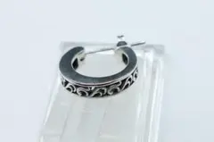 新品　ライオンハート　LION HEART　アラベスク　フープ　ピアス　シルバー