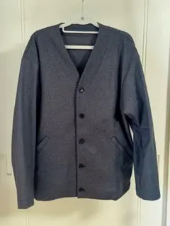 GREEN LABEL RELAXING ダークグレー カーディガン