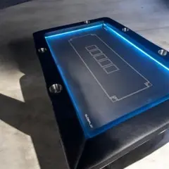 ポーカーテーブル 兼ダイニングテーブルLED照明付き - メルカリ