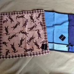 未使用★YSL★イヴ・サンローラン　ハンドタオル 2枚セット★タオルハンカチ